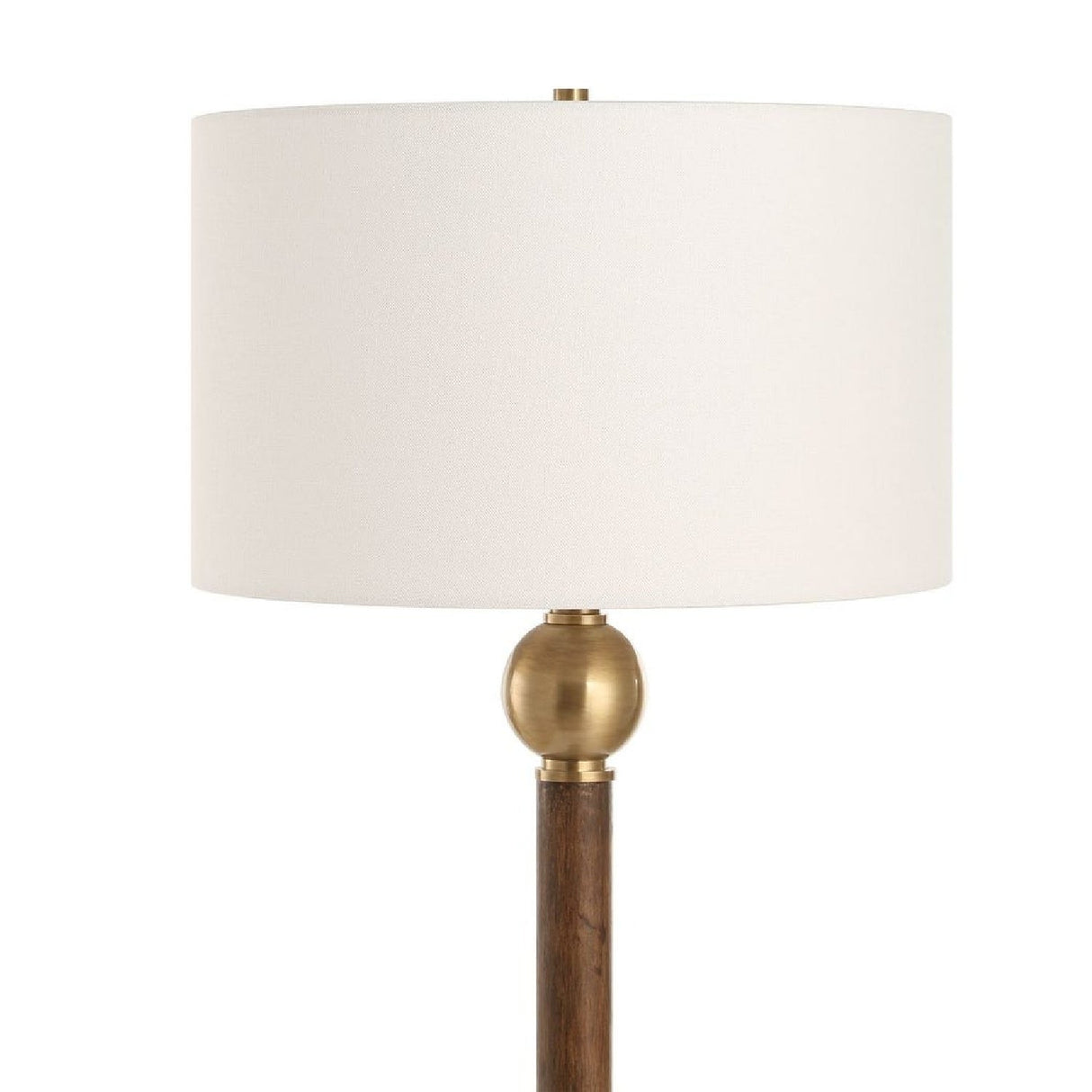 Dark Oak Stem Floor Lamp by Uttermost Keros, alternate view 6