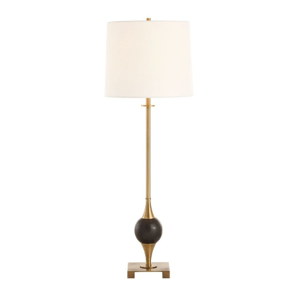 White Linen Shade Buffet Lamp by Uttermost Dempsey, alternate view 5