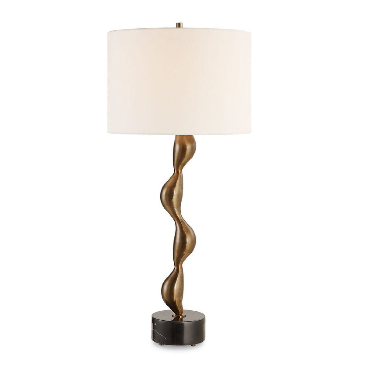 Modern European furniture - Organic-Curved Bronze Table Lamp by Uttermost Remolino - www.oroa.com