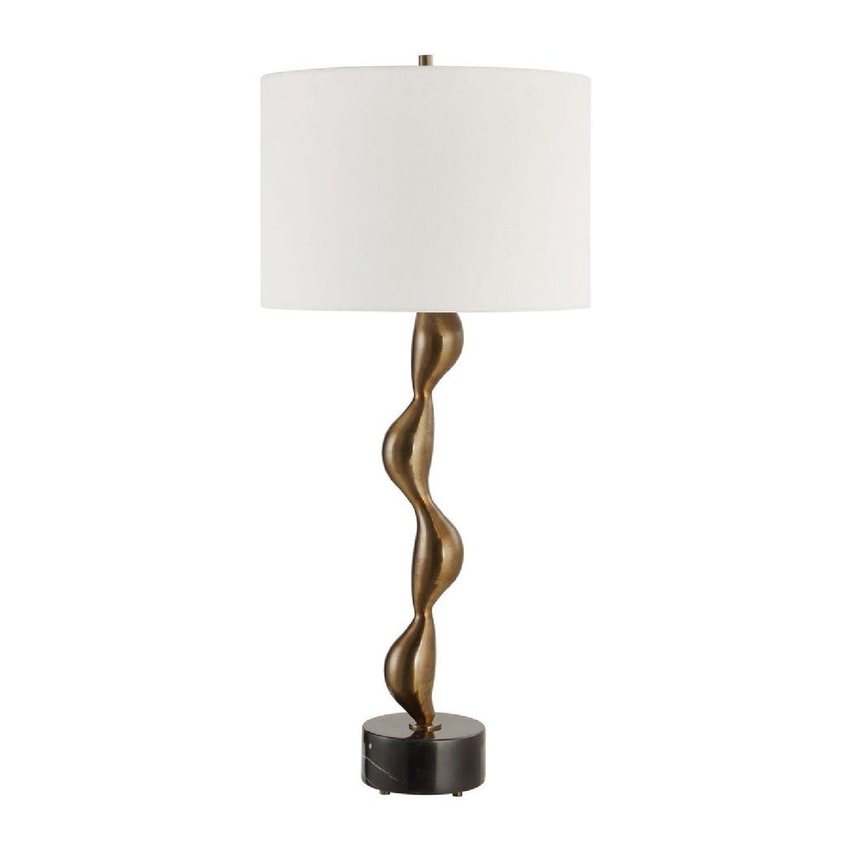Modern European furniture - Organic-Curved Bronze Table Lamp by Uttermost Remolino - www.oroa.com
