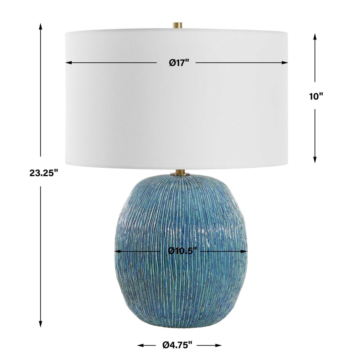 Modern European furniture - Textured Ceramic Table Lamp - www.oroa.com