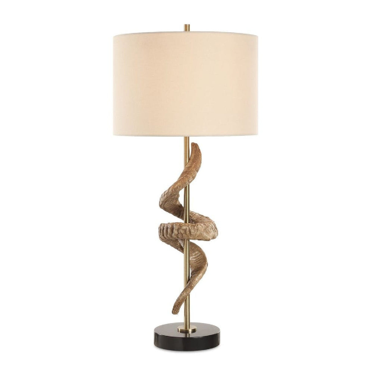 Modern European furniture - Horn-Inspired Base Table Lamp by Uttermost Rams Horn - www.oroa.com