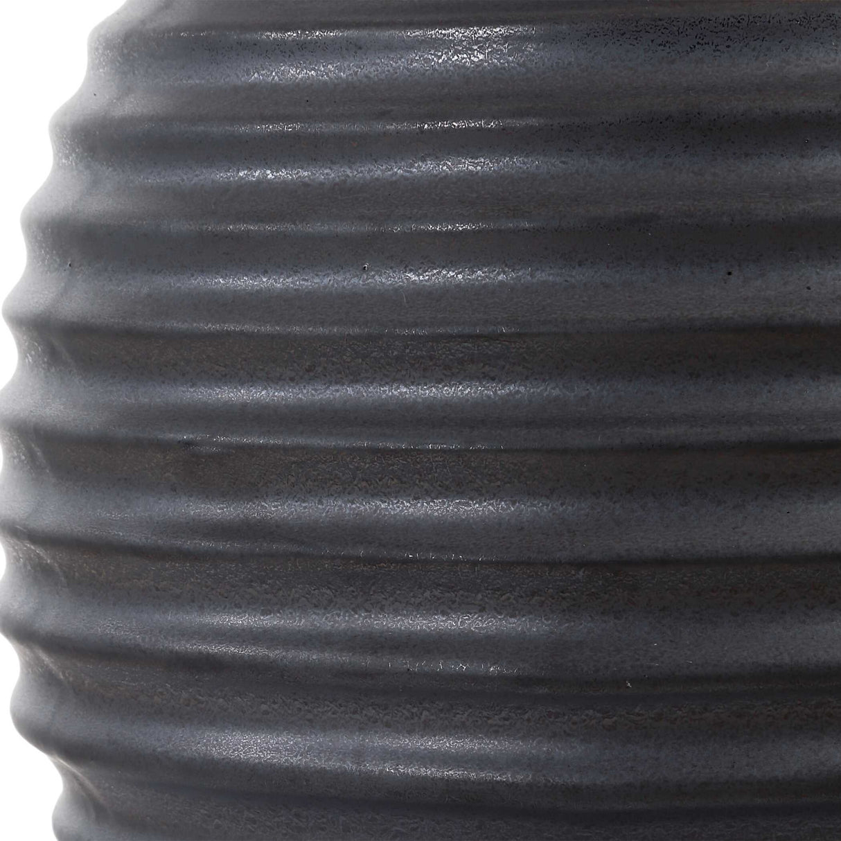 Bronze Ribbed Ceramic Table Lamp | Uttermost Chelsom