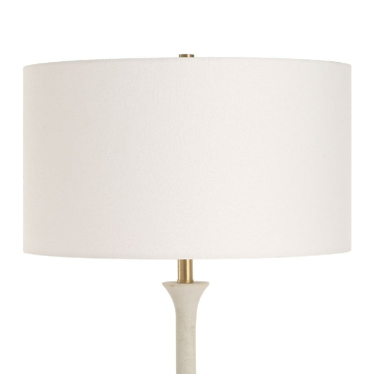 White Man-Made Stone Floor Lamp by Uttermost Dewdrop, alternate view 5