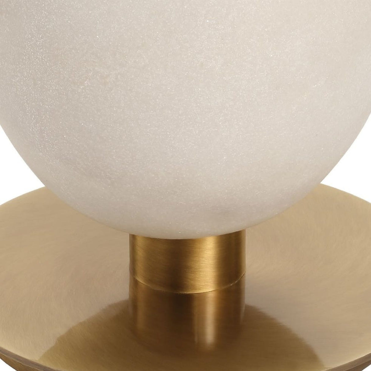 White Man-Made Stone Floor Lamp by Uttermost Dewdrop, alternate view 6