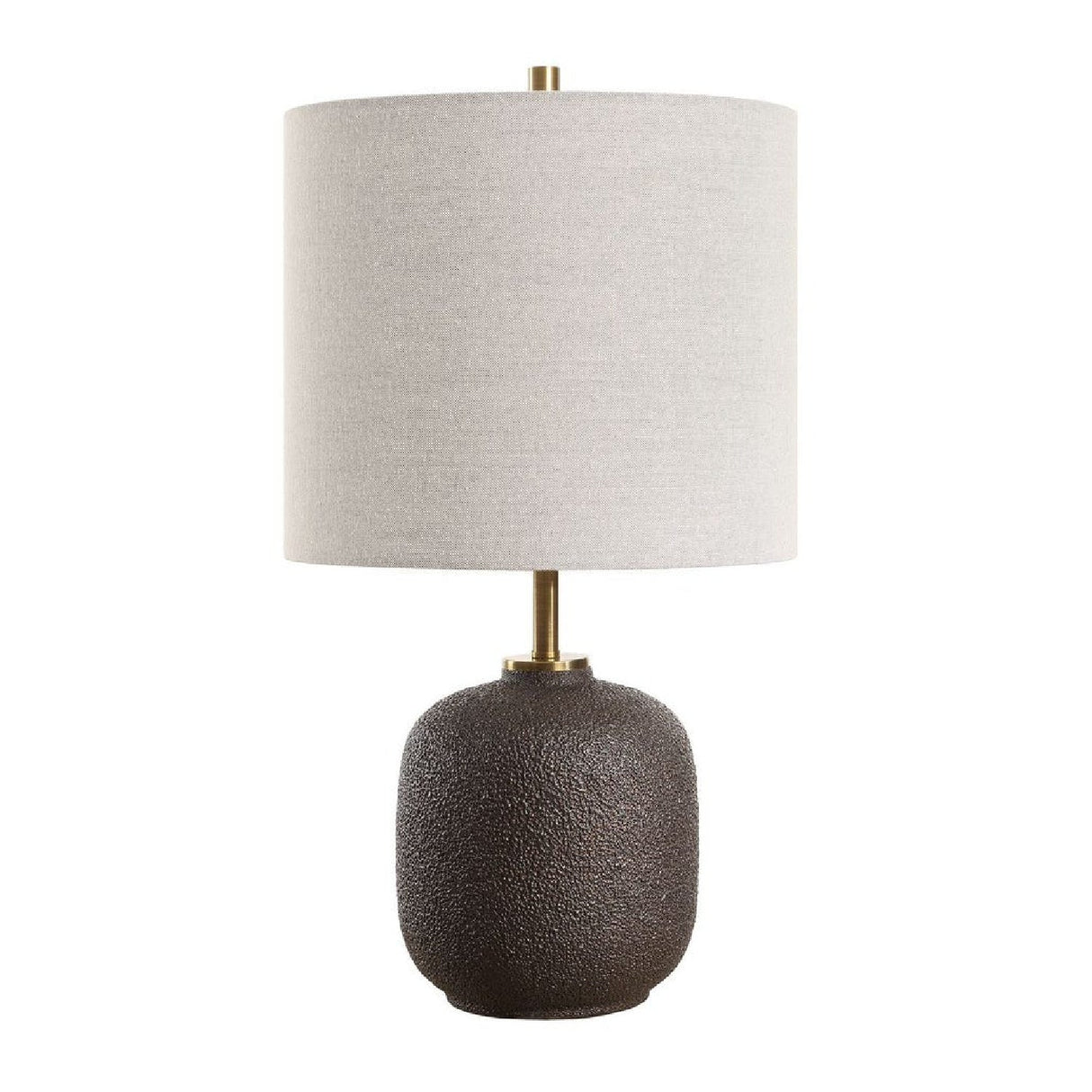 Textured Black Ceramic Buffet Lamp by Uttermost Blacktop, alternate view 3