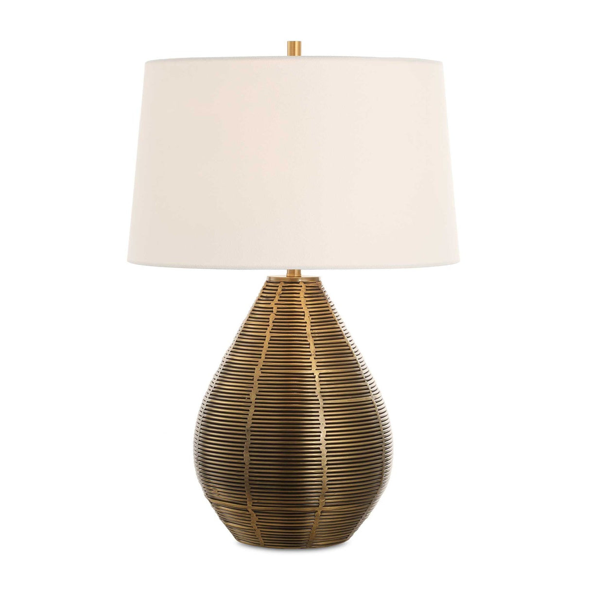 Modern European furniture - Brass Plated Table Lamp by Uttermost Knowles - www.oroa.com