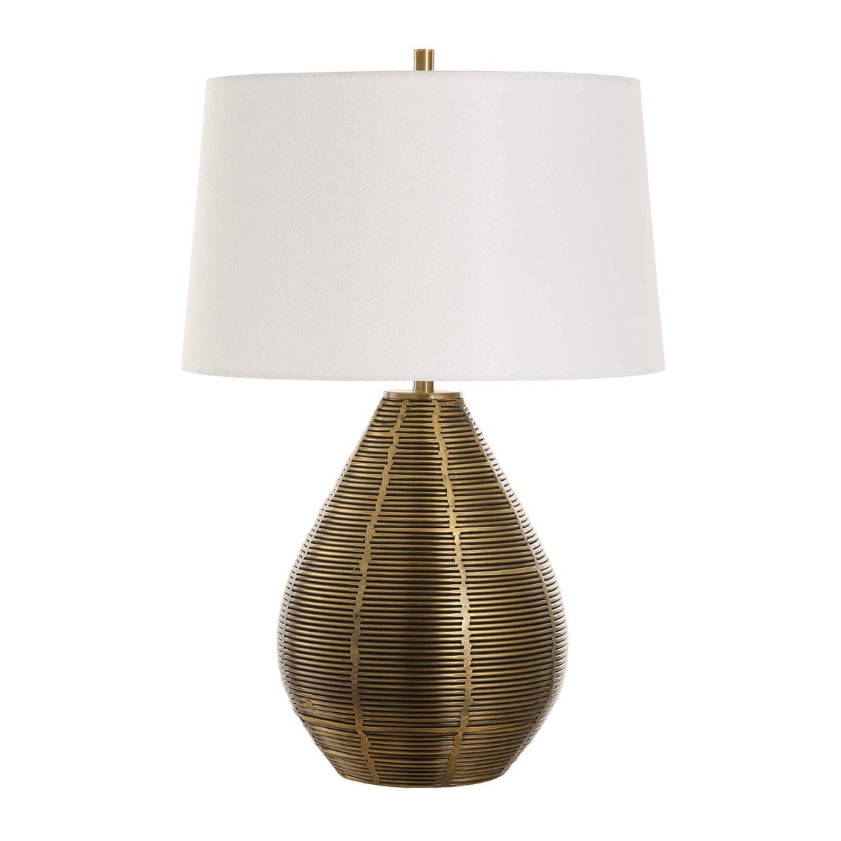 Modern European furniture - Brass Plated Table Lamp by Uttermost Knowles - www.oroa.com