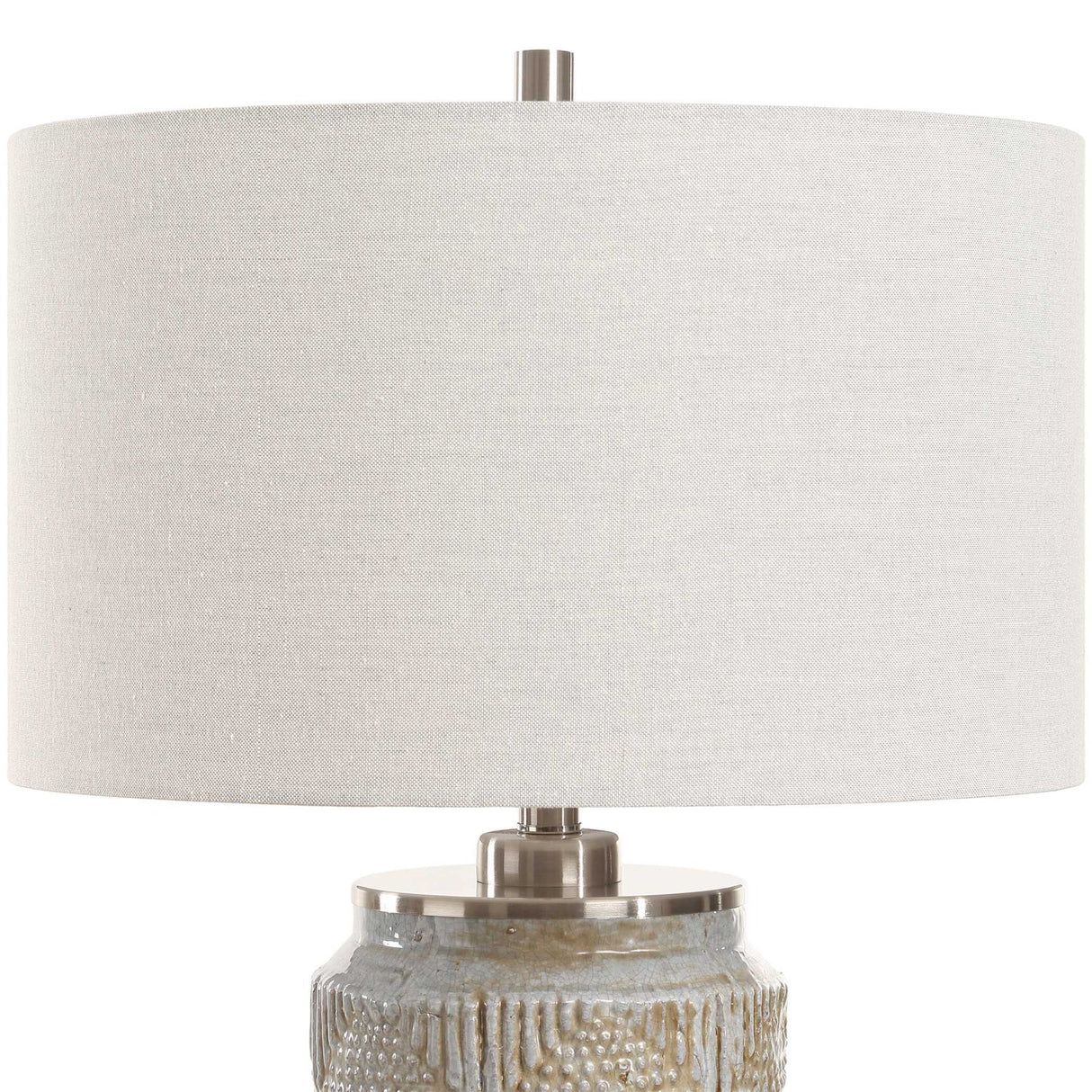 Modern European furniture - Etched Gray Ceramic Table Lamp by Uttermost Graydon - www.oroa.com