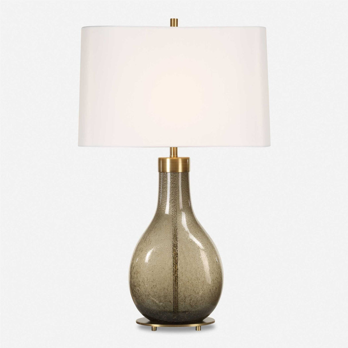Modern European furniture - Seeded Teardrop Glass Table Lamp by Uttermost Shyla - www.oroa.com