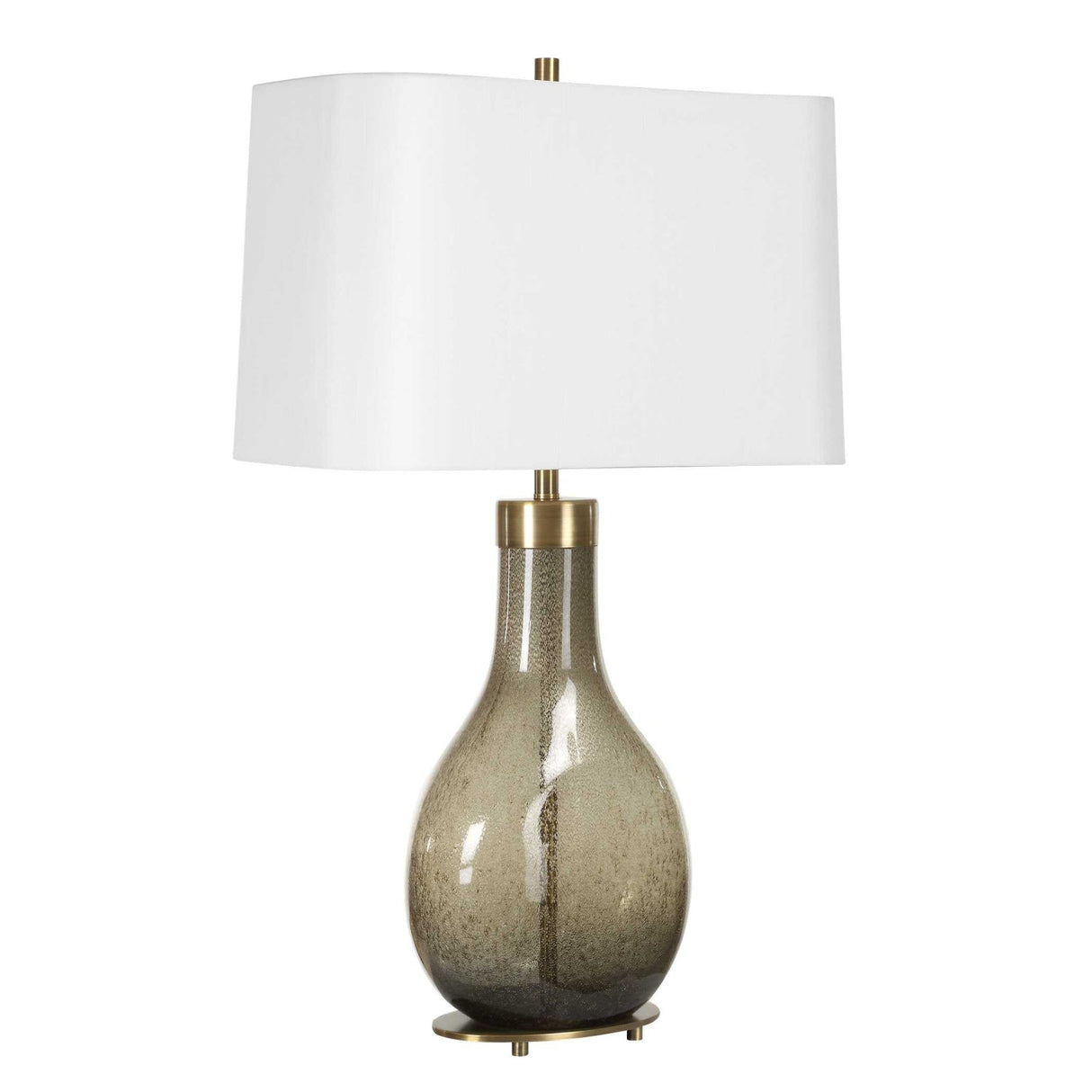 Modern European furniture - Seeded Teardrop Glass Table Lamp by Uttermost Shyla - www.oroa.com