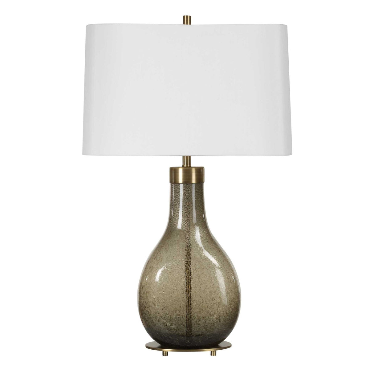 Modern European furniture - Seeded Teardrop Glass Table Lamp by Uttermost Shyla - www.oroa.com