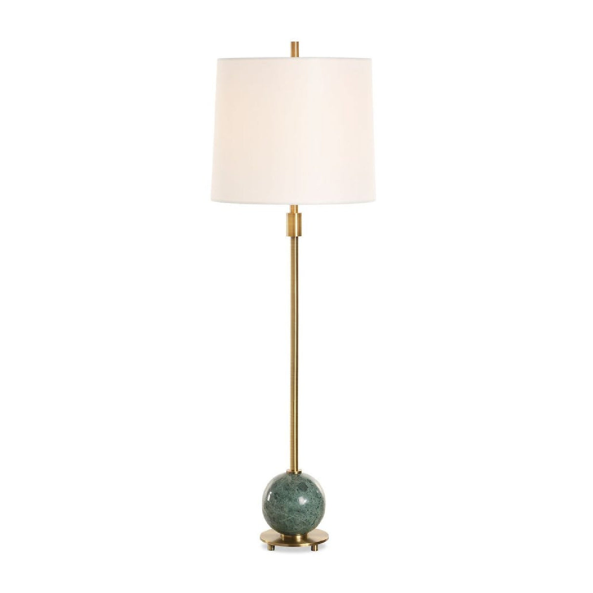 Green Marble Orb Buffet Lamp by Uttermost Bledel