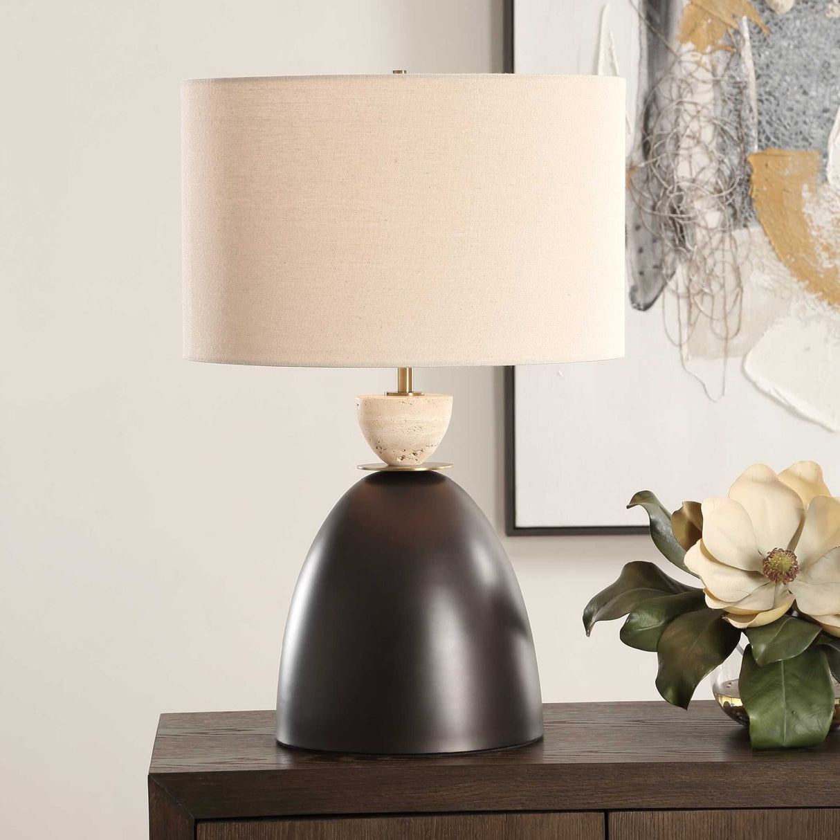 Bronze Dome Table Lamp by Uttermost Procida, alternate view 2