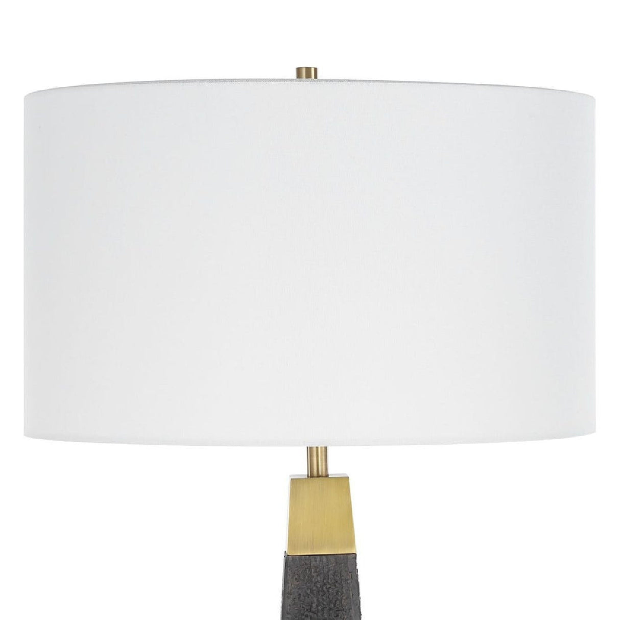 Tapered Burned Wood-Look Floor Lamp by Uttermost Lathey, alternate view 6