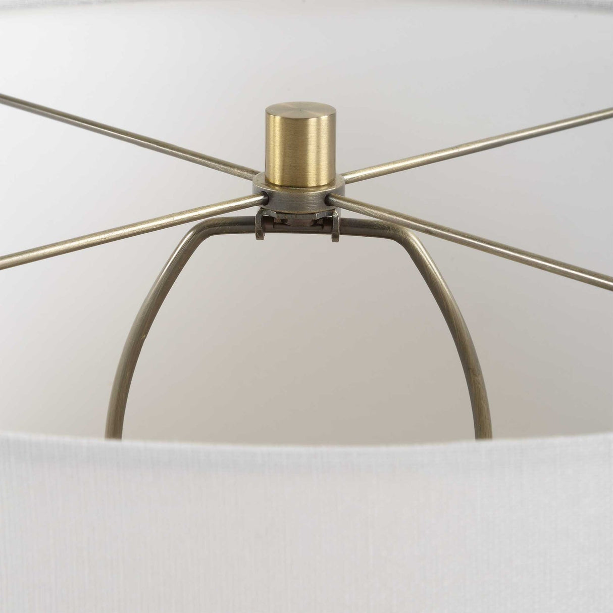 Transparent Green Glass Table Lamp by Uttermost Mirah, alternate view 5