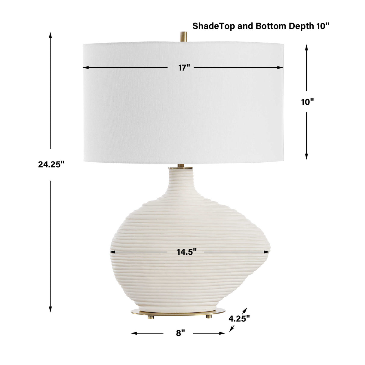 Modern European furniture - White Ceramic Organic-Shaped Table Lamp - www.oroa.com