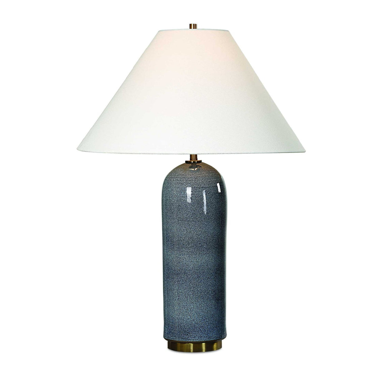 Modern European furniture - Blue Glaze Ceramic Table Lamp - www.oroa.com
