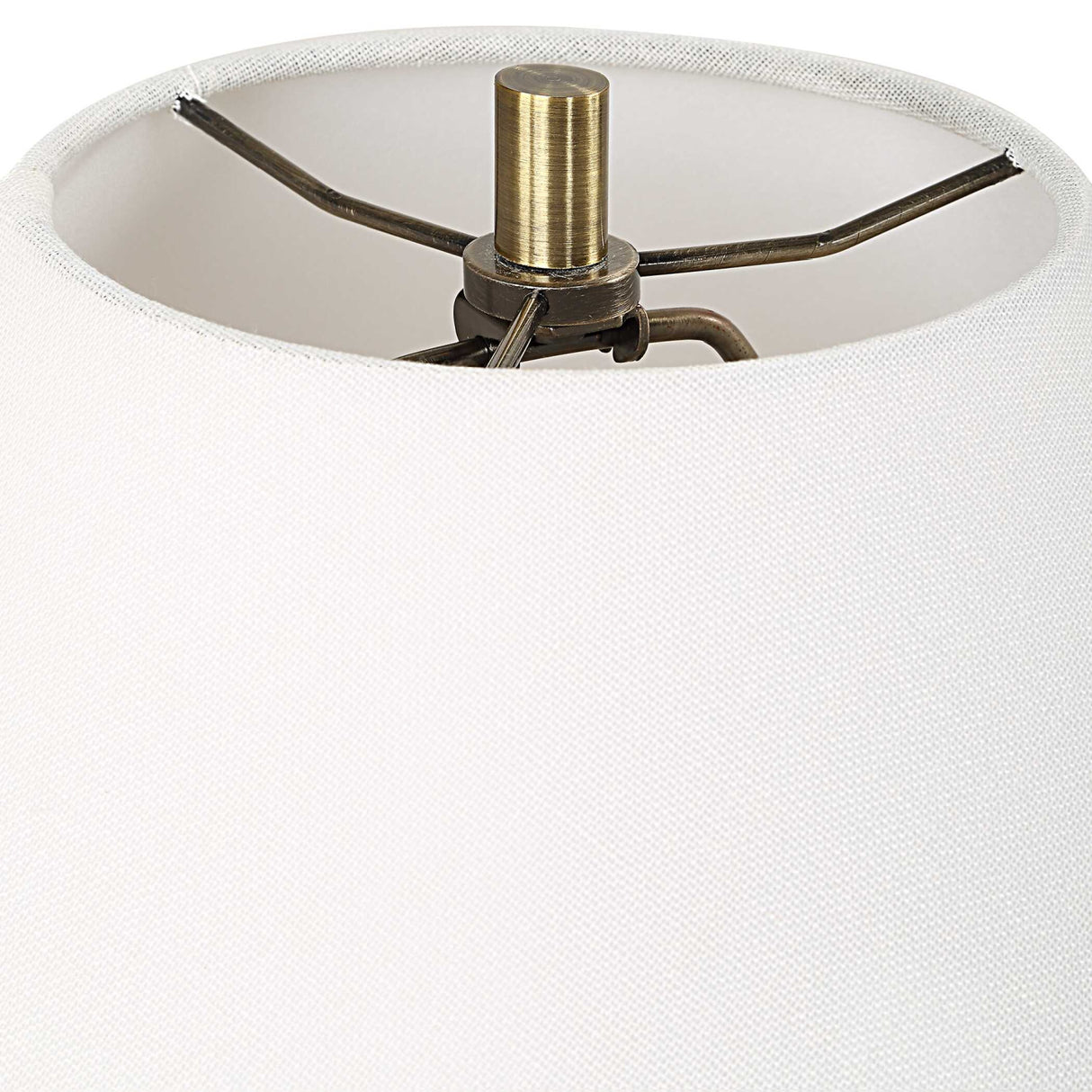Modern European furniture - Blue Glaze Ceramic Table Lamp - www.oroa.com
