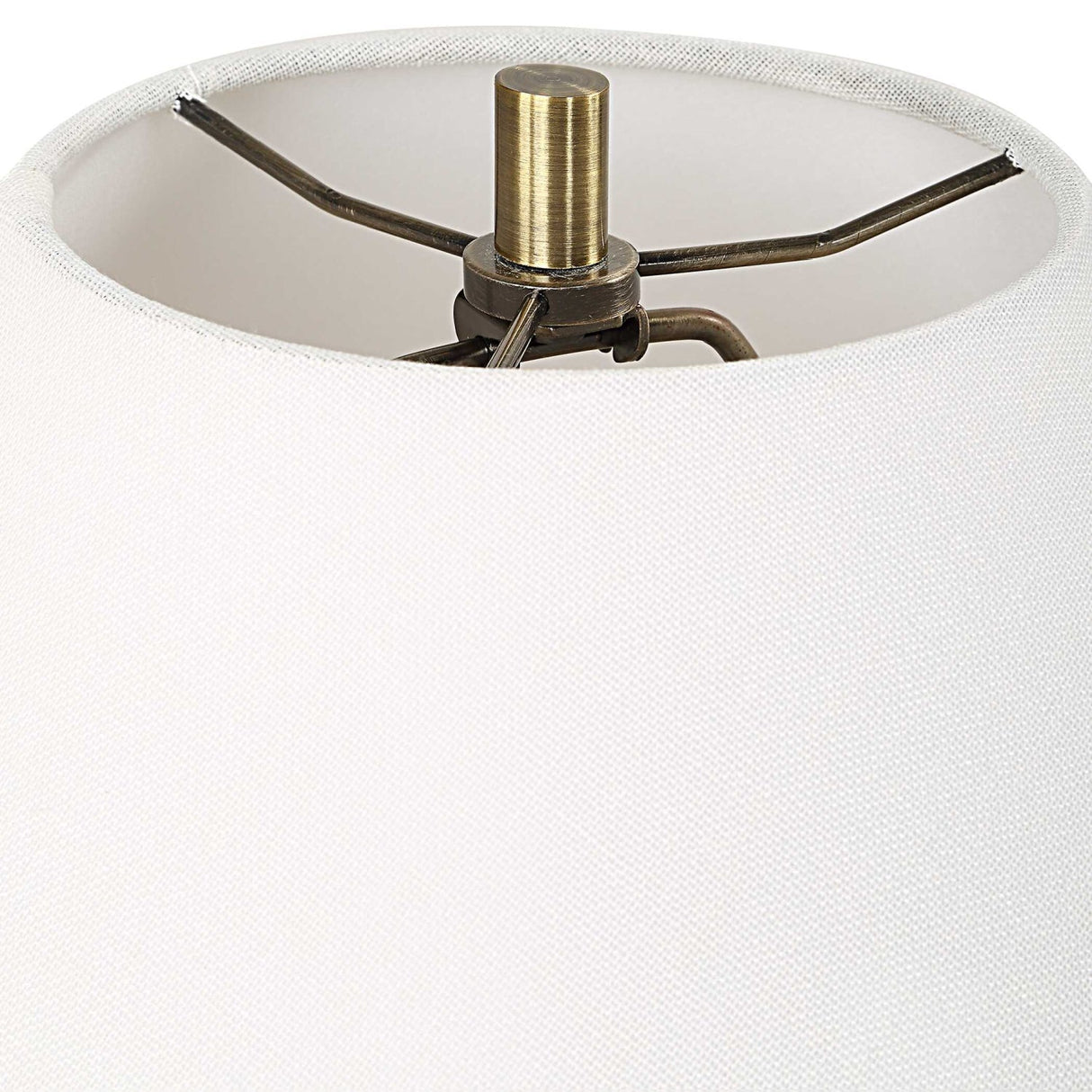 Modern European furniture - Blue Glaze Ceramic Table Lamp - www.oroa.com
