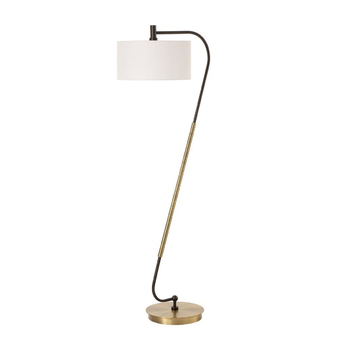 Brass & Bronze Floor Lamp by Uttermost Irwin, alternate view 3