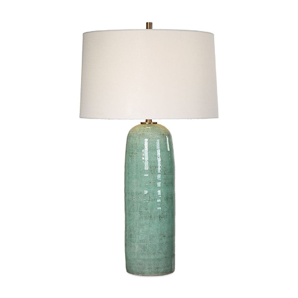Modern European furniture - Crackled Teal Ceramic Table Lamp by Uttermost Andale - www.oroa.com