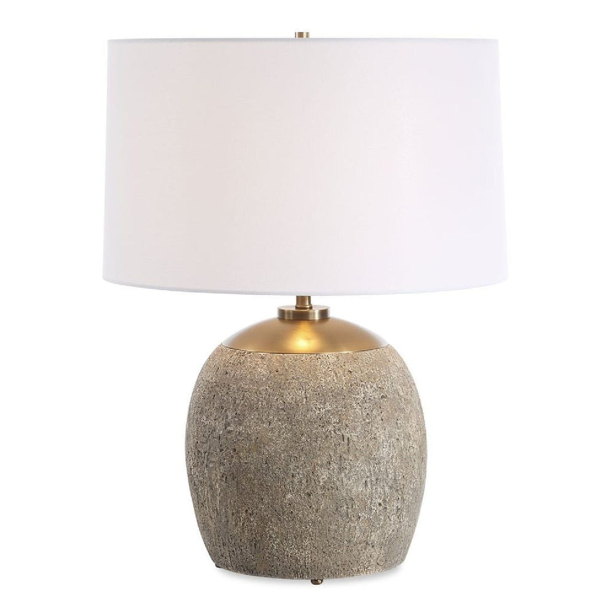 Modern European furniture - Brown Concrete Table Lamp by Uttermost Raylan - www.oroa.com