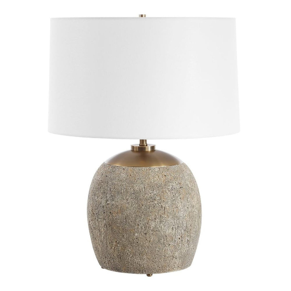 Modern European furniture - Brown Concrete Table Lamp by Uttermost Raylan - www.oroa.com
