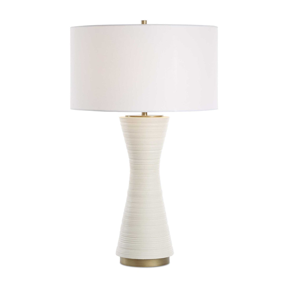 White Ceramic Table Lamp by Uttermost Ridgeline