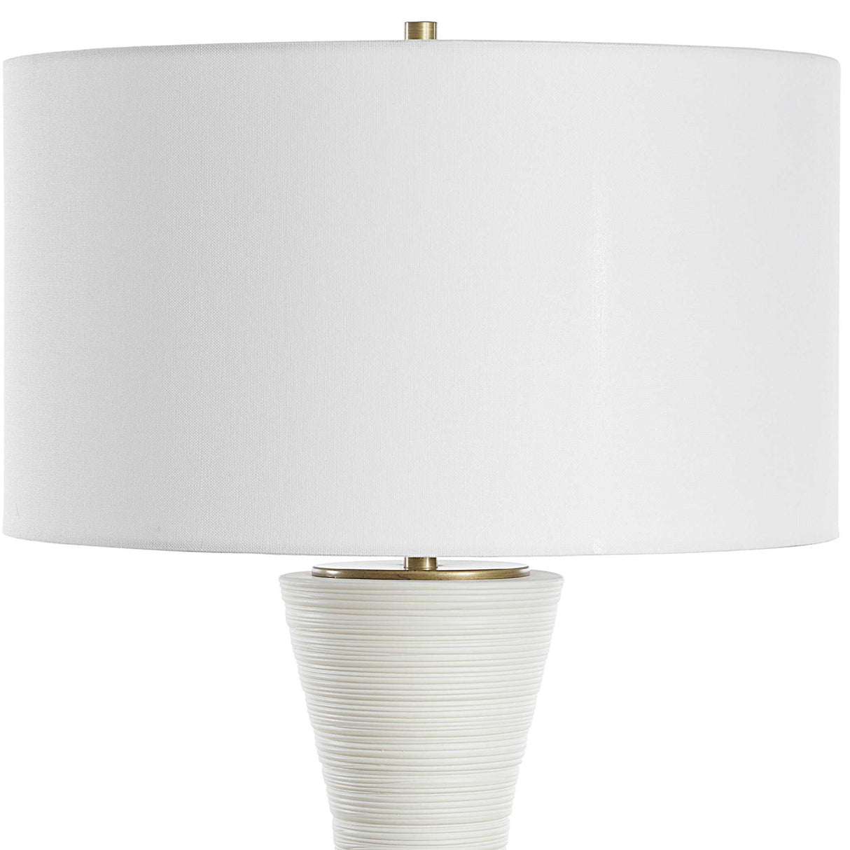 White Ceramic Table Lamp | Oroa.com