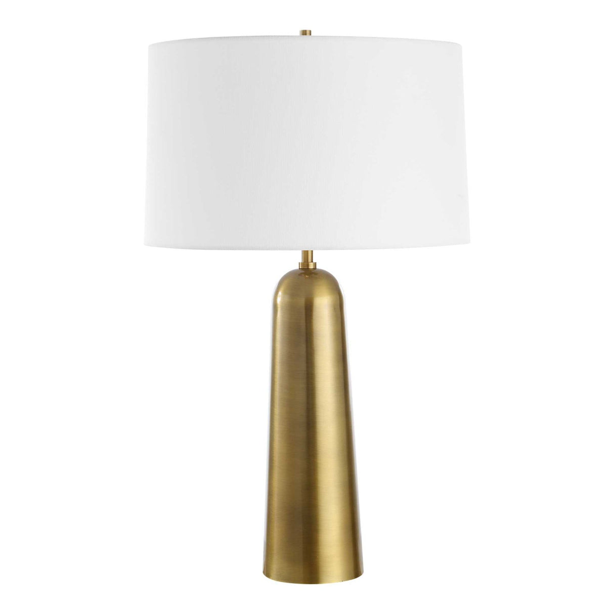 Modern European furniture - Antique Brass Cylindrical Table Lamp - www.oroa.com