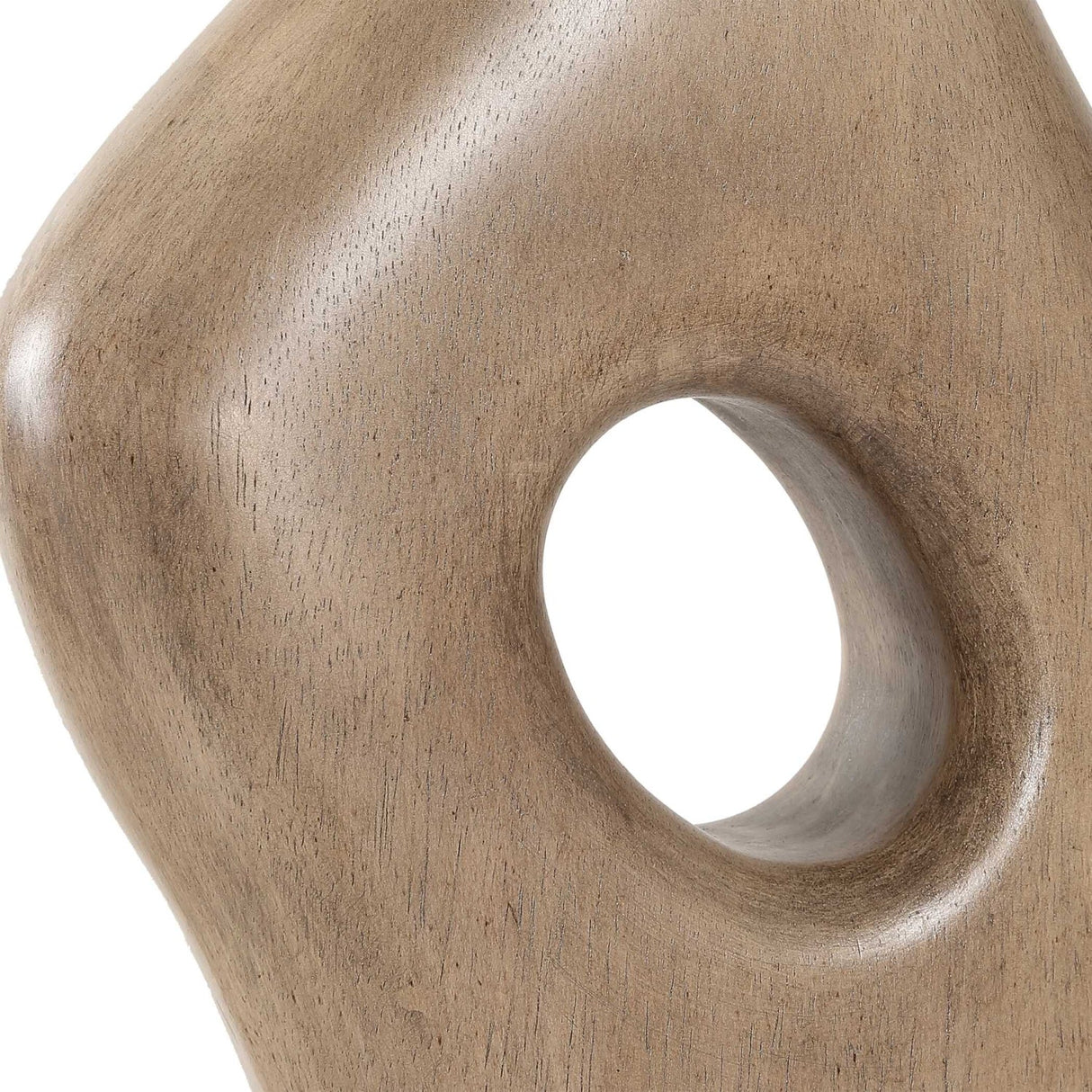 Modern European furniture - Abstract Carved Wood Floor Lamp - www.oroa.com