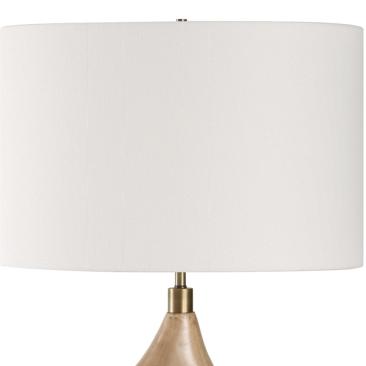 Modern European furniture - Abstract Carved Wood Floor Lamp - www.oroa.com
