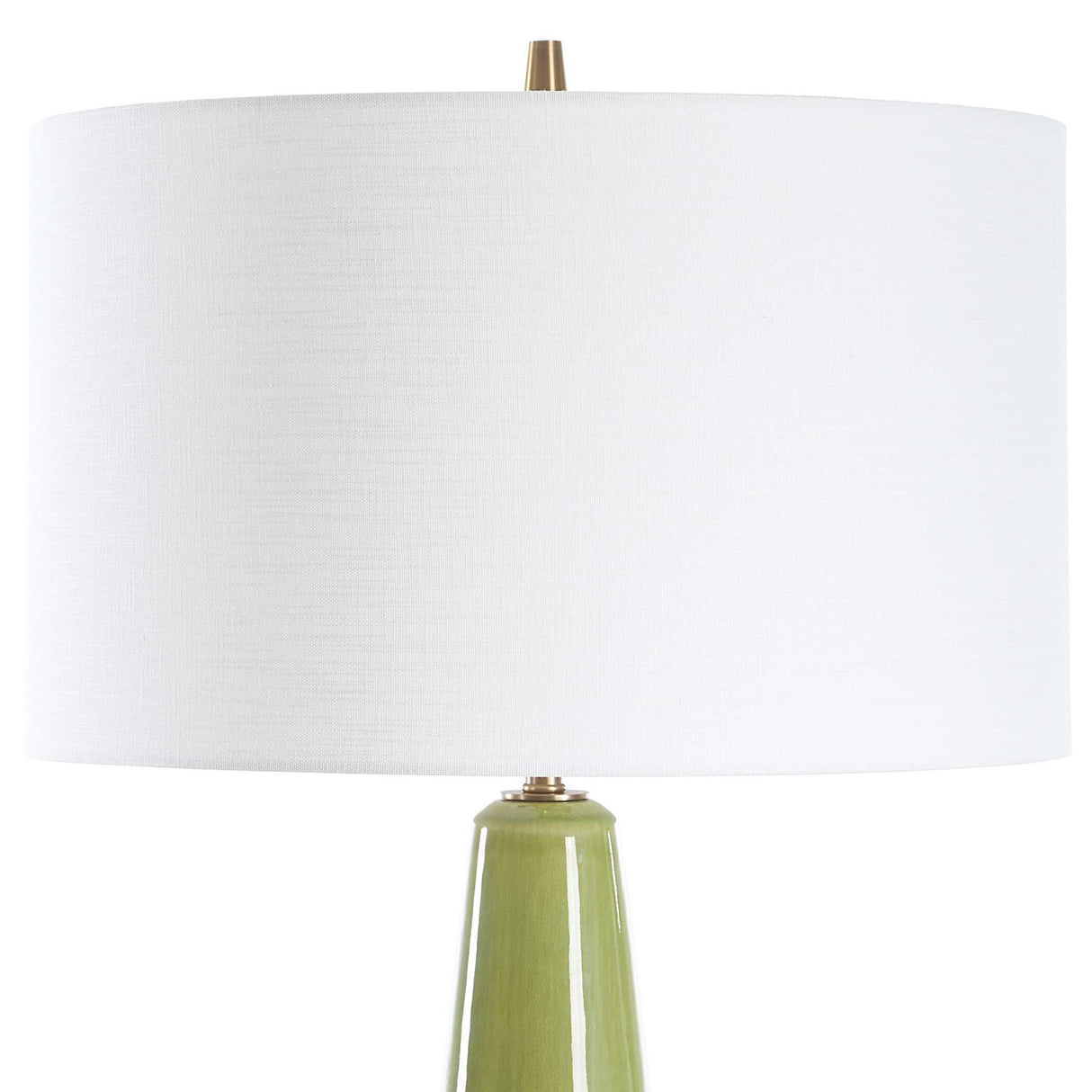 Modern European furniture - Stacked Green Ceramic Table Lamp - www.oroa.com