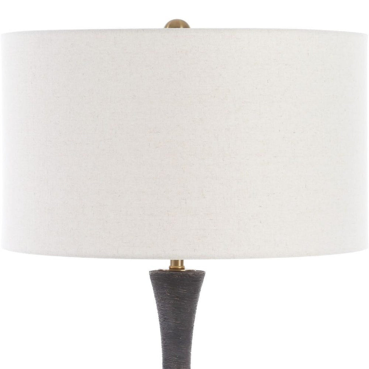 Modern European furniture - Black Textured Ceramic Table Lamp by Uttermost Helston - www.oroa.com