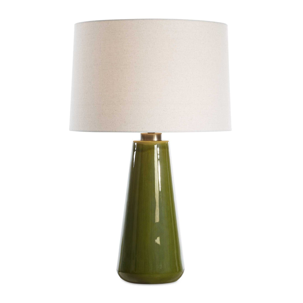Modern European furniture - Tapered Green Ceramic Table Lamp by Uttermost Kelley - www.oroa.com