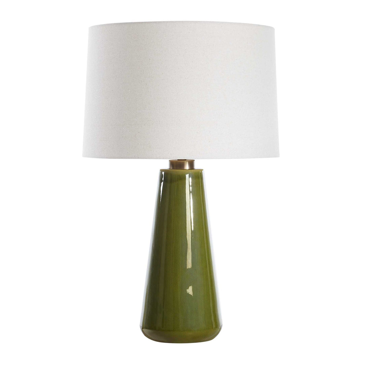 Modern European furniture - Tapered Green Ceramic Table Lamp by Uttermost Kelley - www.oroa.com