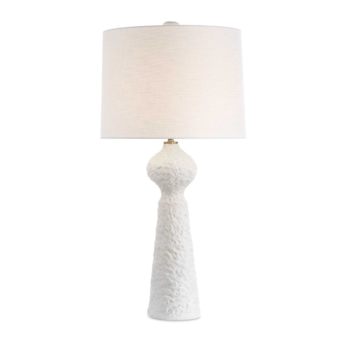 White Coarse Ceramic Table Lamp by Uttermost Sonata