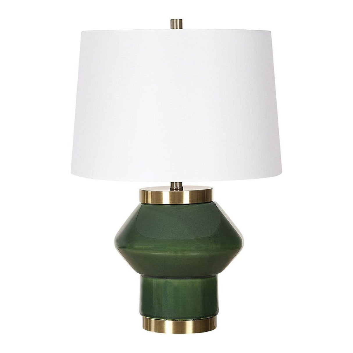 Modern European furniture - Green Ceramic Contemporary Table Lamp by Uttermost Tayson - www.oroa.com