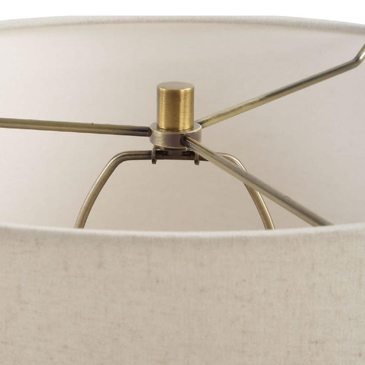 Stacked Travertine Table Lamp by Uttermost Hemisphere, alternate view 7