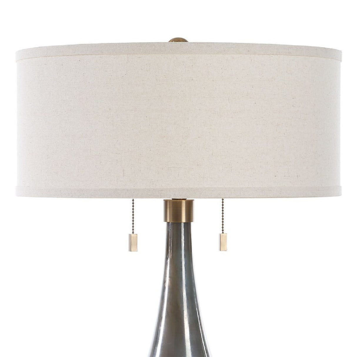 Glass Base Linen Table Lamp | Uttermost Cardoni - www.oroa.com