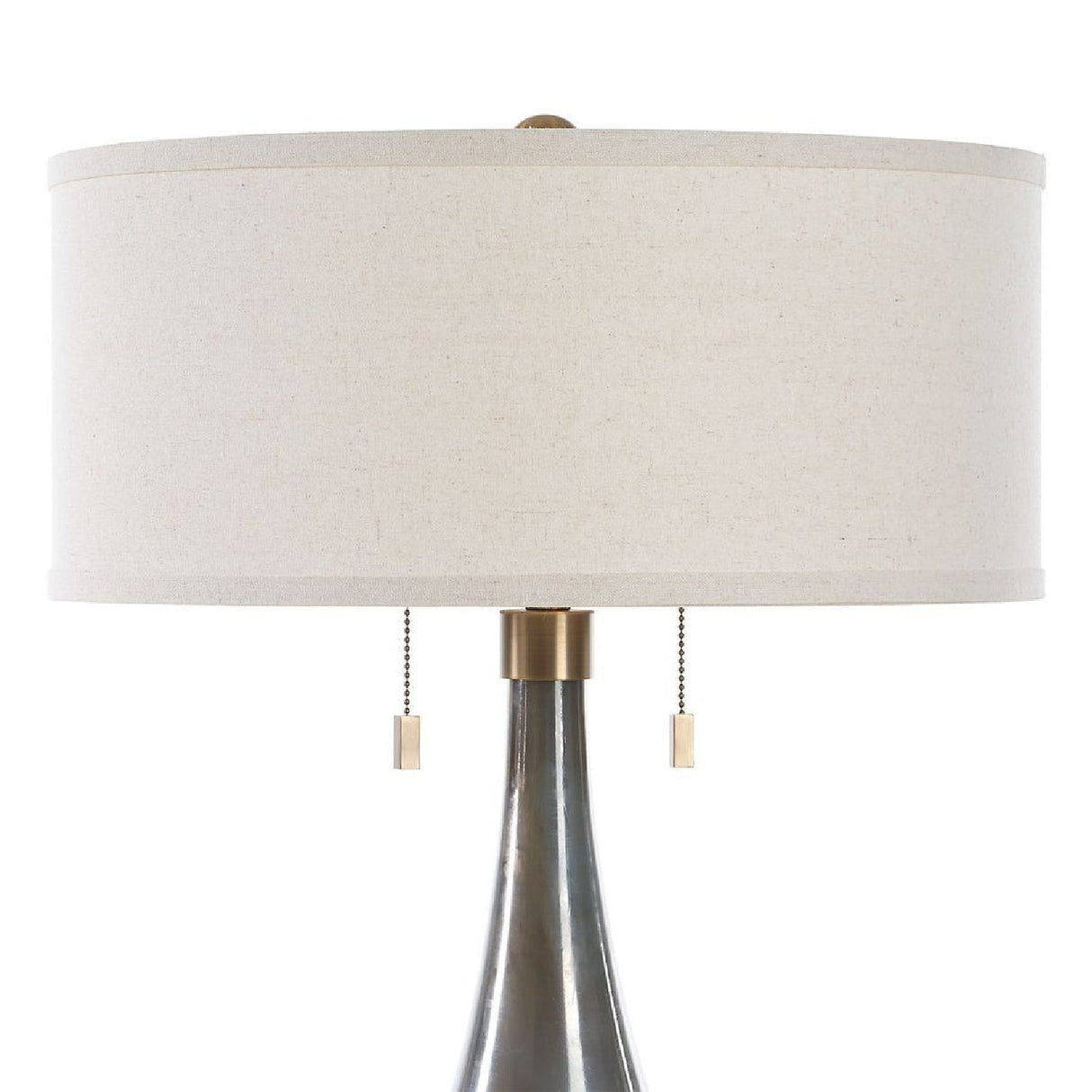 Glass Base Linen Table Lamp | Uttermost Cardoni - www.oroa.com