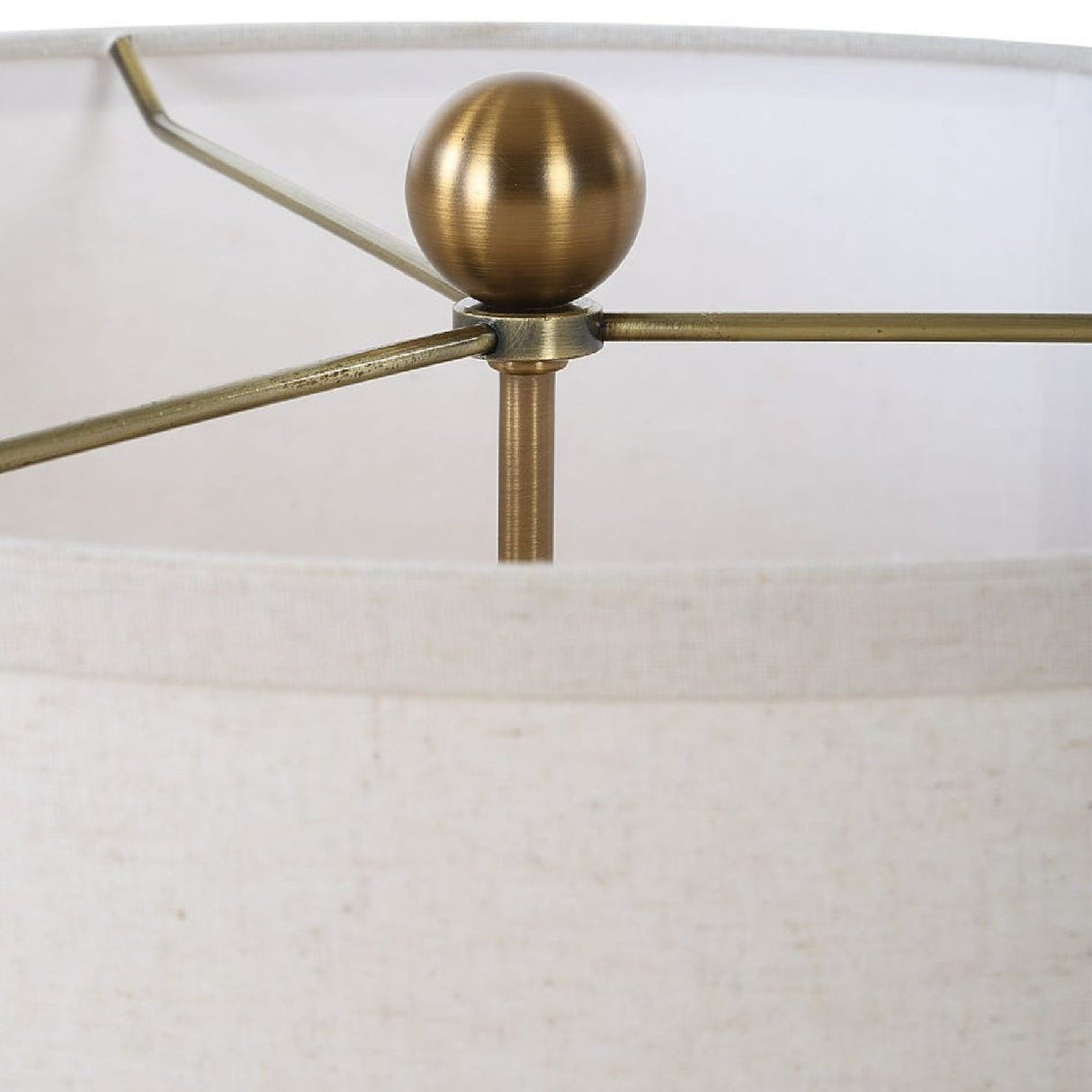 Glass Base Linen Table Lamp | Uttermost Cardoni - www.oroa.com