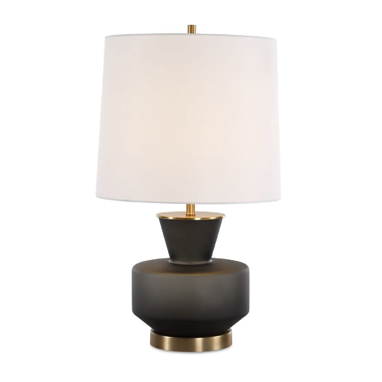 Mid-Century Modern Glass Table Lamp by Uttermost Trentino