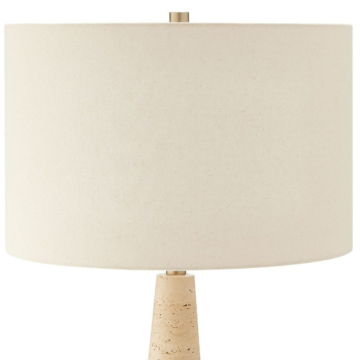 Modern European furniture - Tapered Beige Travertine Table Lamp by Uttermost Perkins - www.oroa.com