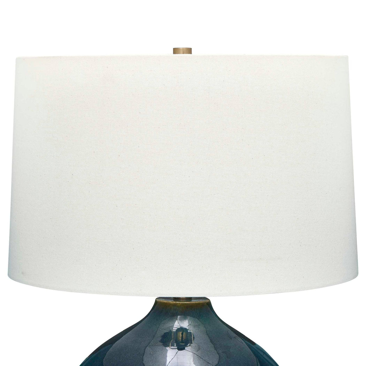 Modern European furniture - Mottled Blue Ceramic Table Lamp - www.oroa.com