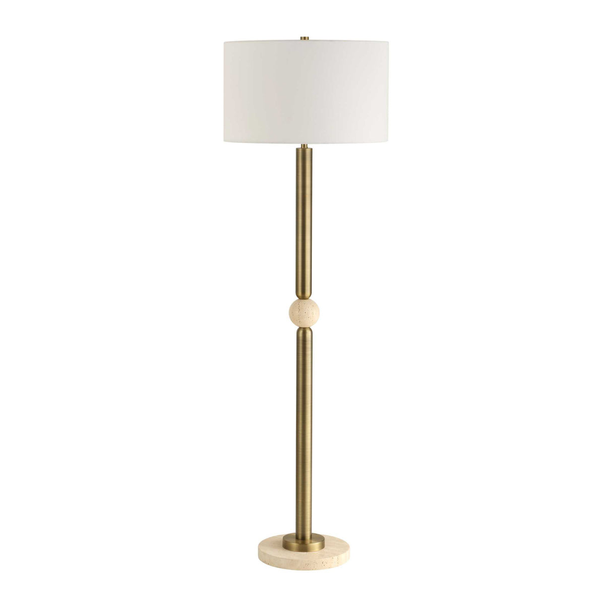 Modern European furniture - Gold Plated Steel Floor Lamp - www.oroa.com