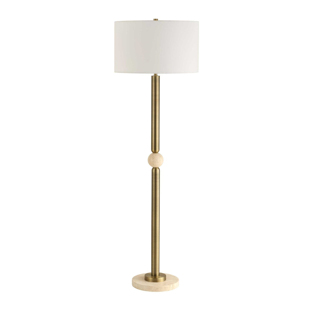 Modern European furniture - Gold Plated Steel Floor Lamp - www.oroa.com