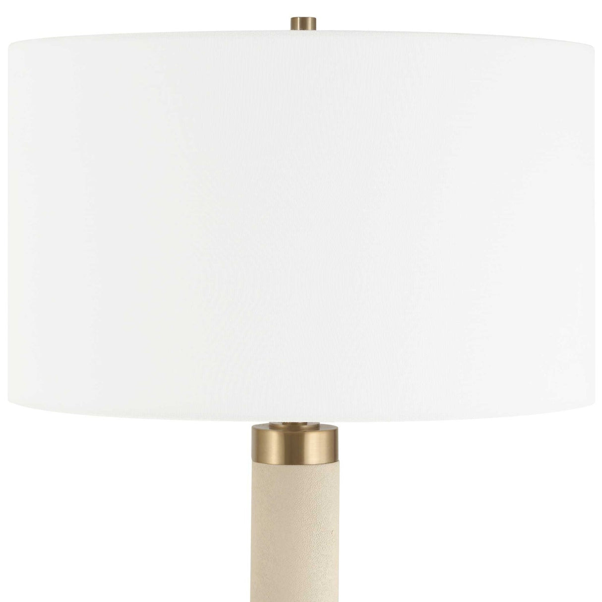 Modern European furniture - White Shagreen Look Floor Lamp - www.oroa.com
