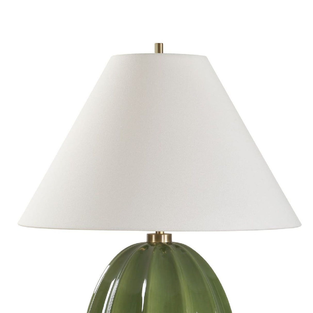Modern European furniture - hanneled Green Ceramic Table Lamp by Uttermost Renna - www.oroa.com
